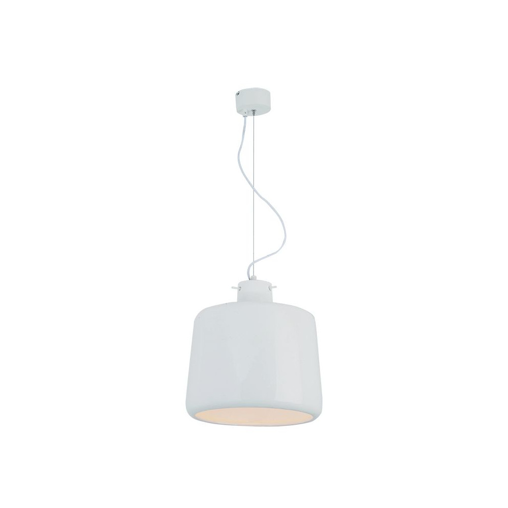 Hanglamp ZAMBELIS D280 E27 DESIGN Mat Wit Zonder Lichtbron 22216