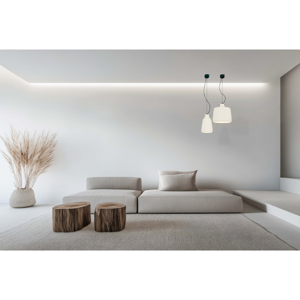Pendant Light ZAMBELIS D280 E27 DESIGN Matt White Without Source 22216
