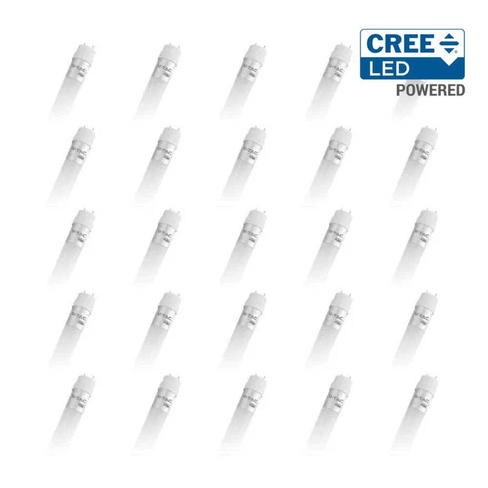 Tube LED T8 Rotatif V-TAC 9W 60cm CREE Chip START VT-061 PACK 25