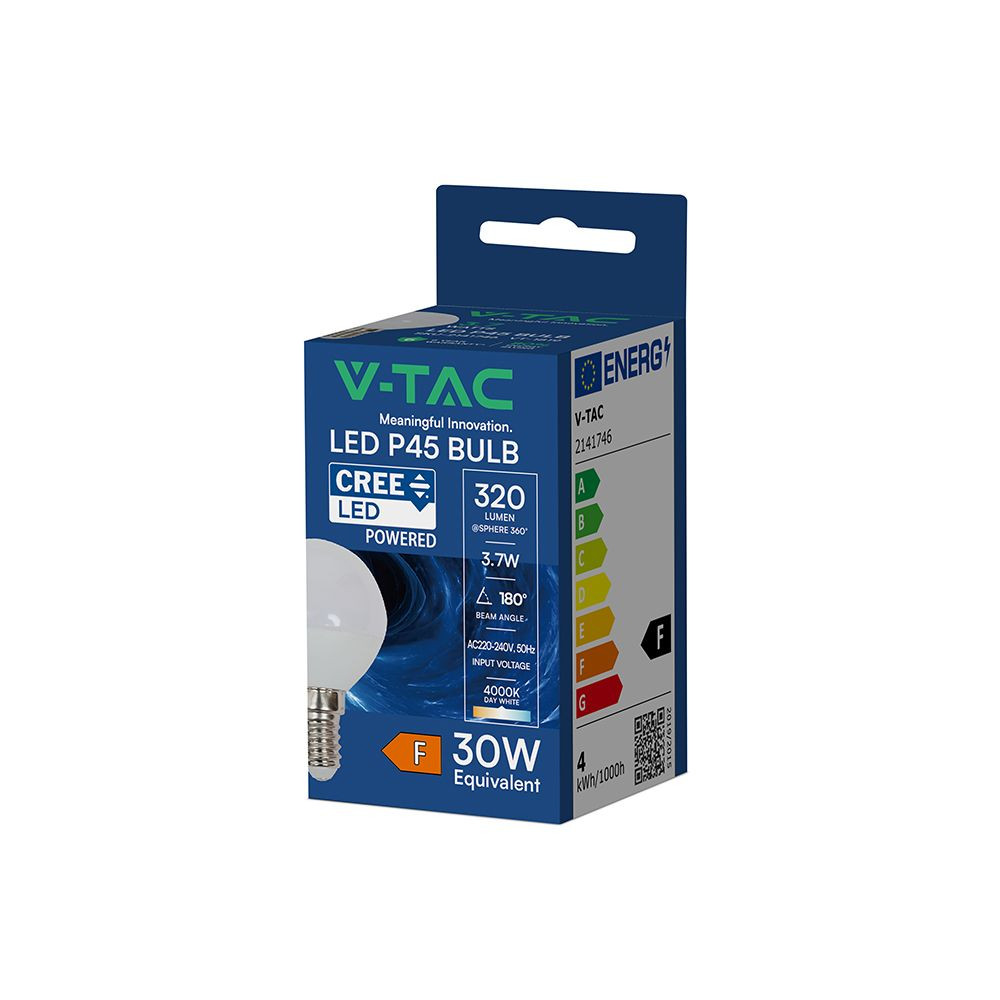 Bulbe LED E14 P45 V-TAC 3,7W CREE Chip START VT-1819 FS