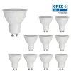 Spot LED GU10 V-TAC 6W 110deg CREE Chip START VT-247 PACK 10