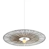 Hanglamp ZAMBELIS D400 E27 DESIGN Wit en Bamboe Zonder Lichtbron 19107 FS