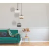 Pendelleuchte ZAMBELIS D400 3xE27 DESIGN Champagner und Messing Ohne Lichtquelle 22073