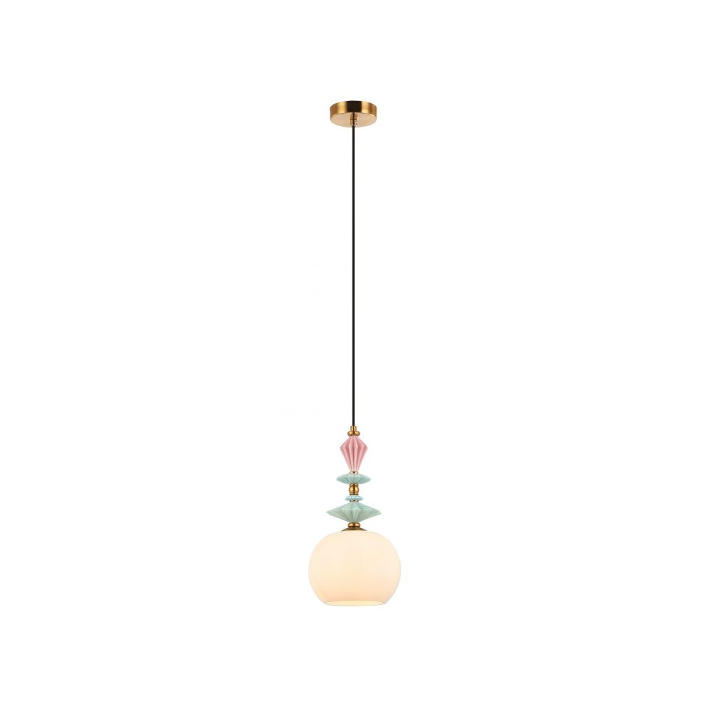 Hanglamp ZAMBELIS D210 E27 DESIGN Messing Zonder Lichtbron 22079 FS