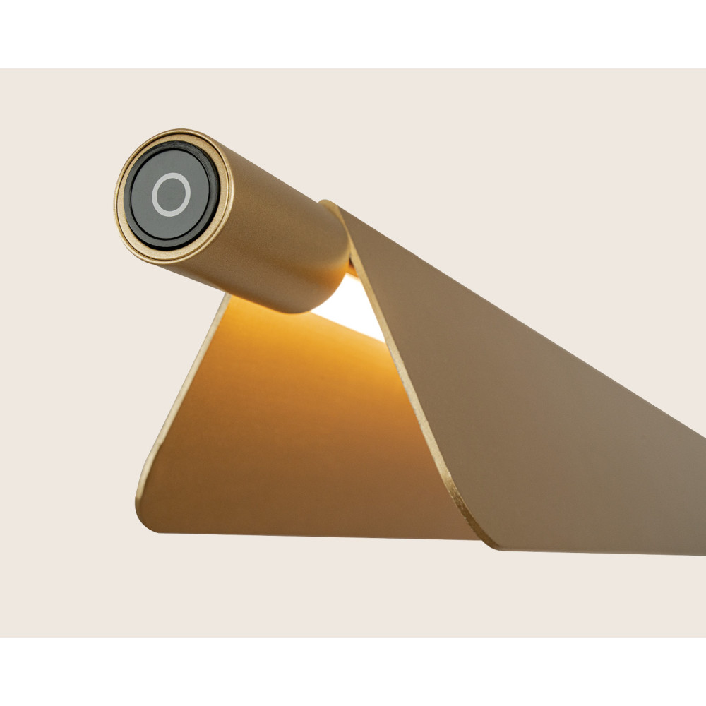 Suspension ZAMBELIS Tactile 22W CCT Dimmable DESIGN Or Brossé 25191 FS