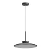 Pendant Light ZAMBELIS D500 31W Direct/Indirect CCT Dimmable DESIGN Smoked Glass and Matte Black 25275 FS