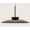 Pendant Light ZAMBELIS D500 31W Direct/Indirect CCT Dimmable DESIGN Smoked Glass and Matte Black 25275 FS