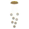 Pendelleuchte ZAMBELIS D430 52W Dimmbar DESIGN Mattgold 25325