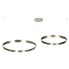 Suspension ZAMBELIS D800 + D600 118W Dimmable Direct/Indirect DESIGN Nickel Brossé 25373 FS