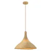 Pendelleuchte ZAMBELIS D480 E27 DESIGN Rattan Ohne Leuchtmittel 25441