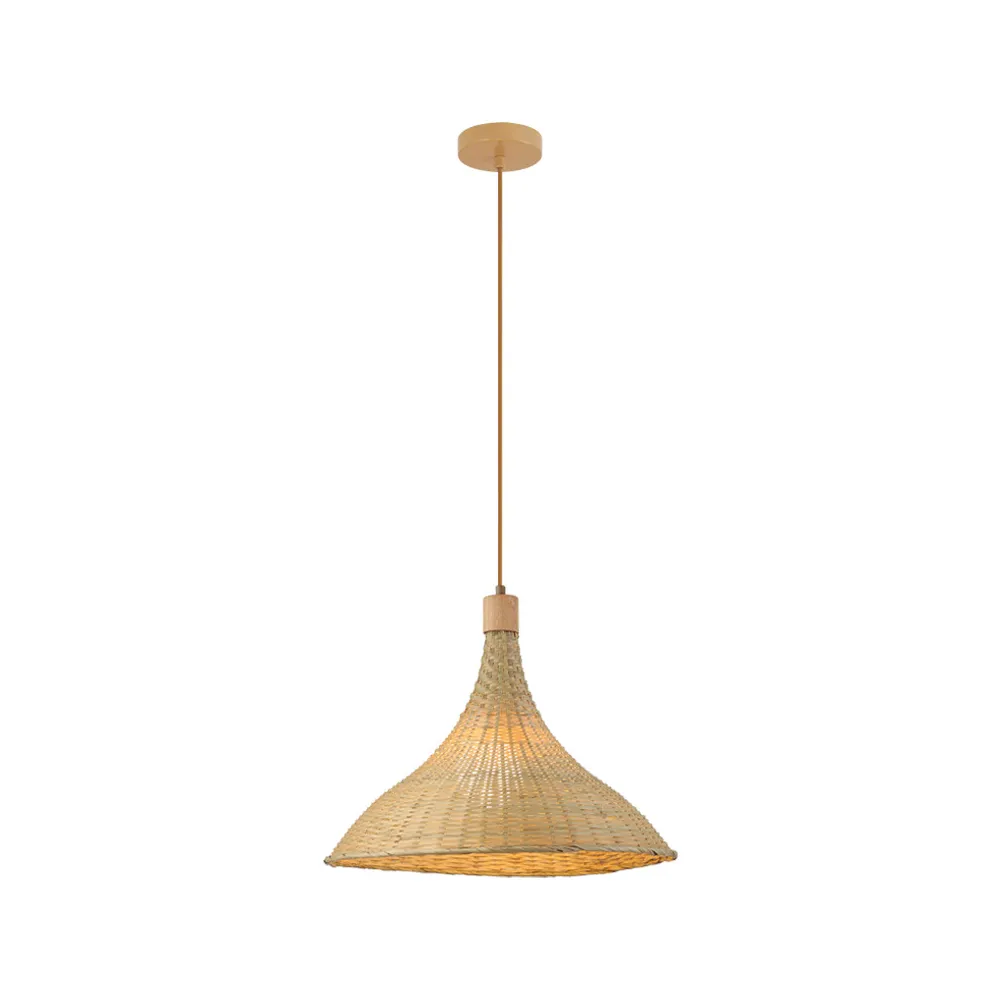 Pendelleuchte ZAMBELIS D480 E27 DESIGN Rattan Ohne Leuchtmittel 25441