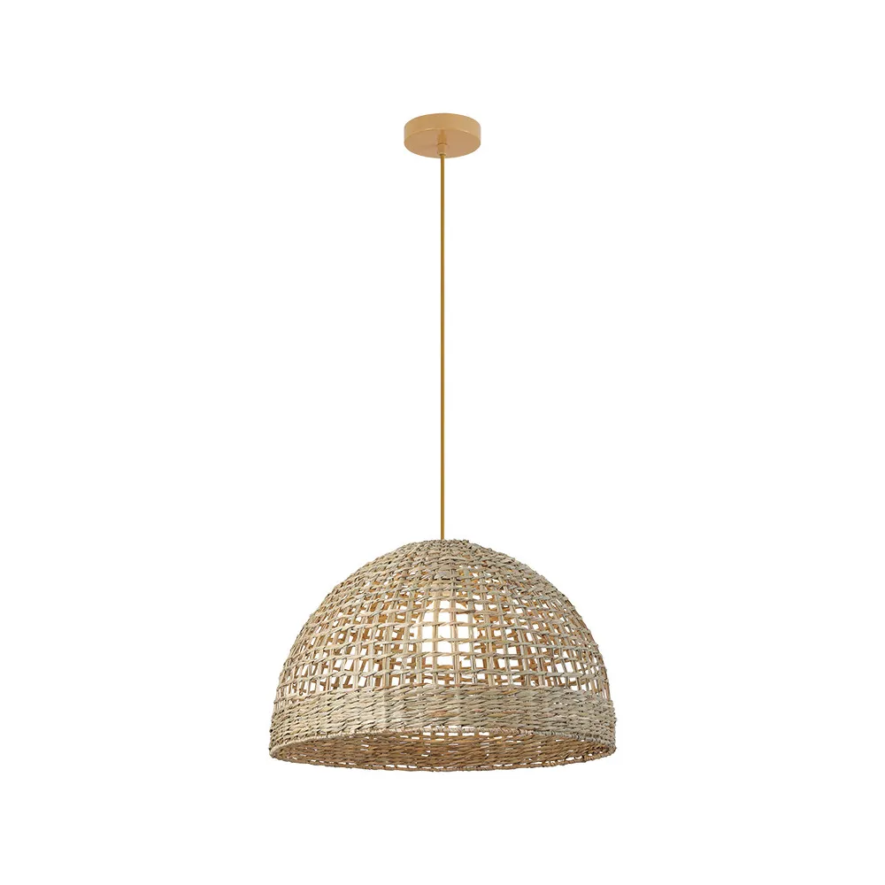 Pendelleuchte ZAMBELIS D500 E27 DESIGN Beige Alge Ohne Leuchtmittel 25443 FS