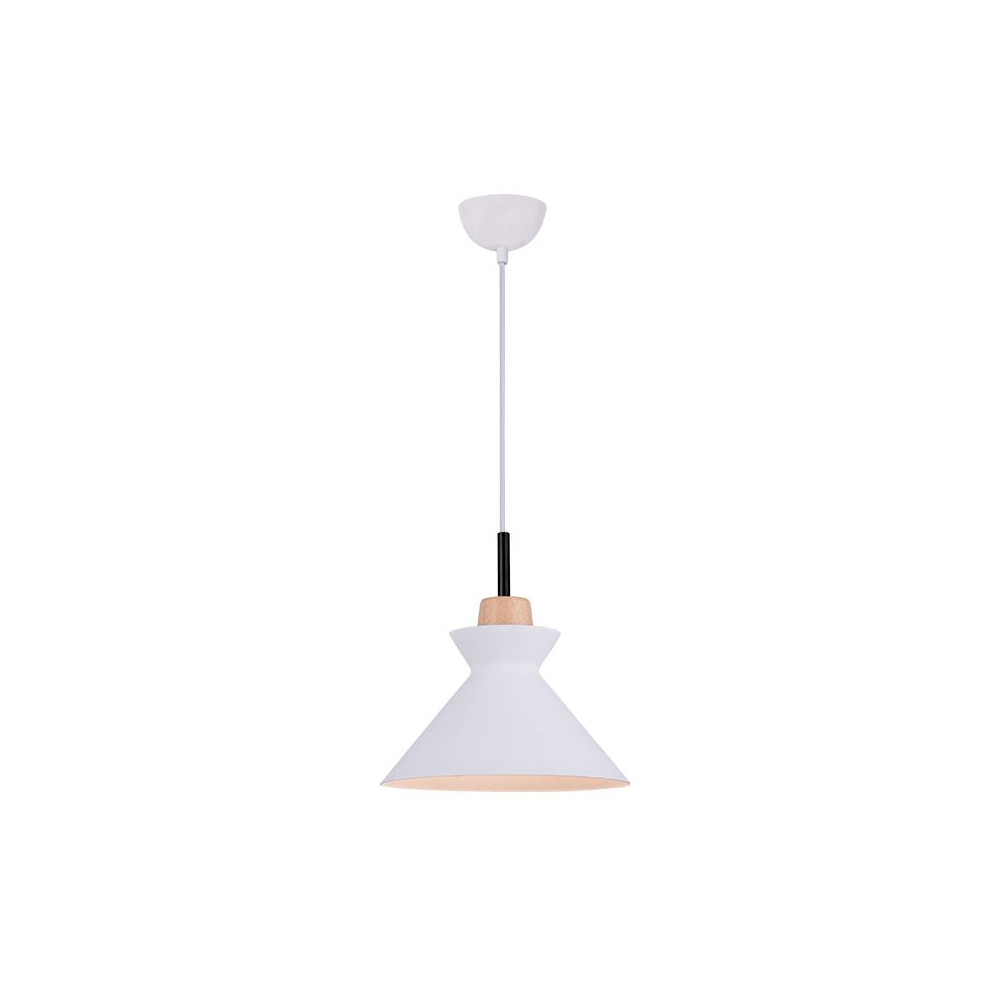 Hanglamp ZAMBELIS D250 E27 DESIGN Mat Wit Zonder Lichtbron 180066