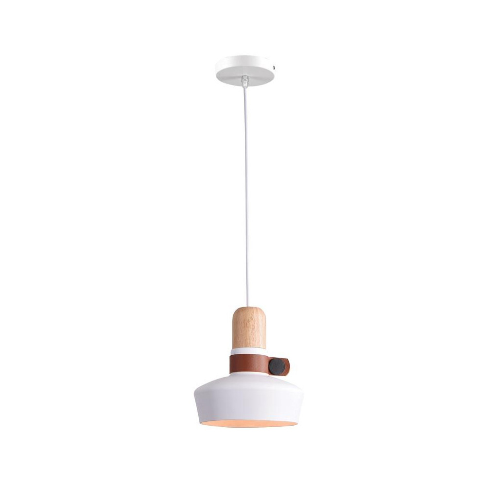 Hanglamp ZAMBELIS D200 E27 DESIGN Mat Wit Zonder Lichtbron 1992