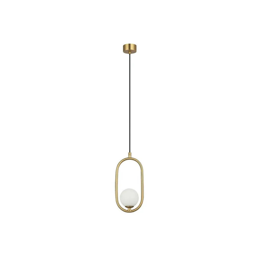 Suspension ZAMBELIS D80 G9 DESIGN Doré Sans Source 23136