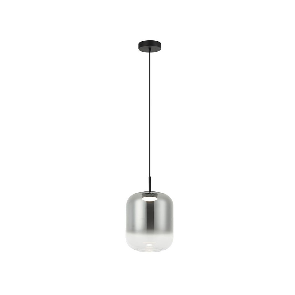 Hanglamp ZAMBELIS D230 12W DESIGN Gerookt Zwart 23214