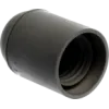 Set van 10 E27-fittingen Enkele ring Zwart EUR'OHM 62121