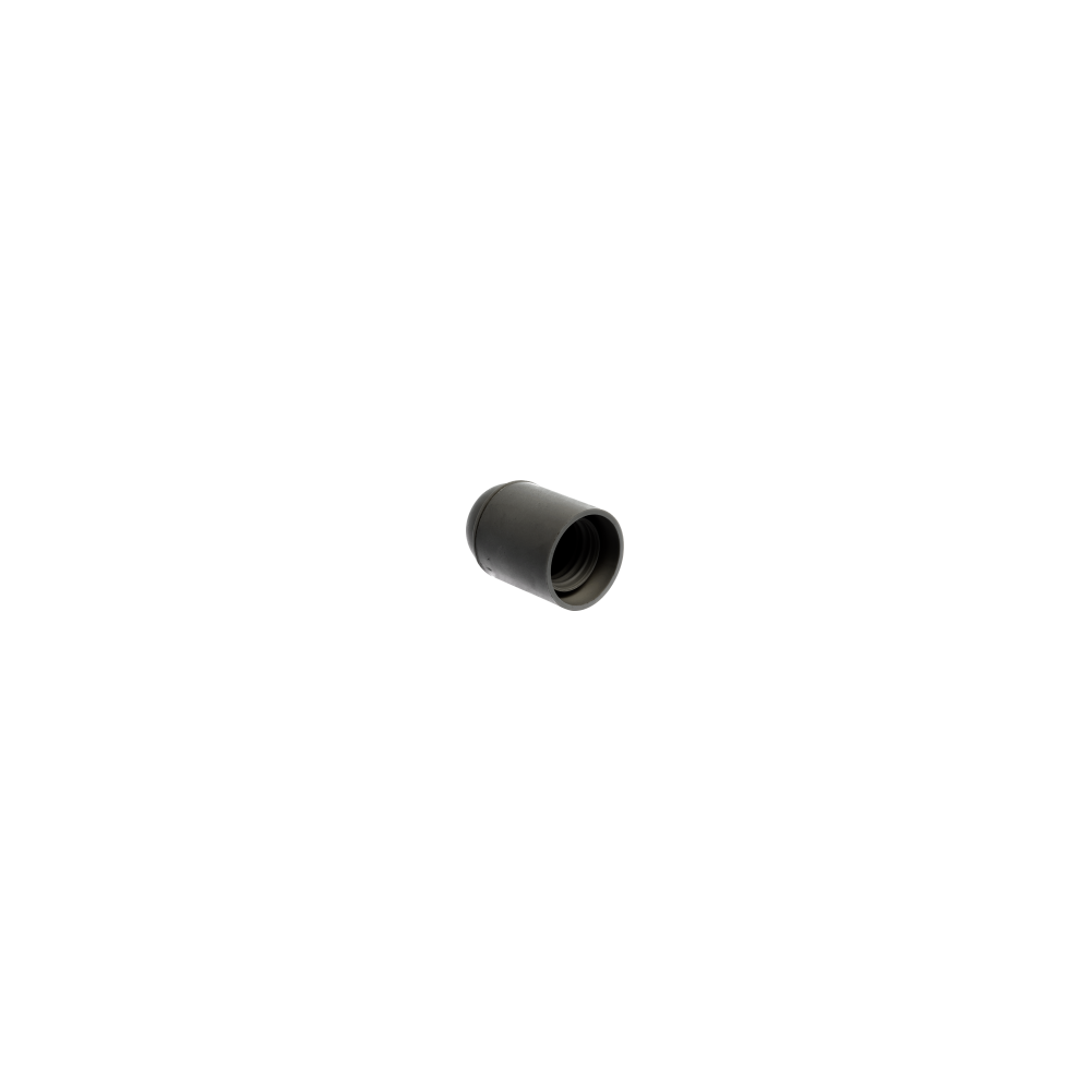 Set van 10 E27-fittingen Enkele ring Zwart EUR'OHM 62121