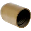 Set van 10 E27-fittingen Enkele ring Goud EUR'OHM 62122