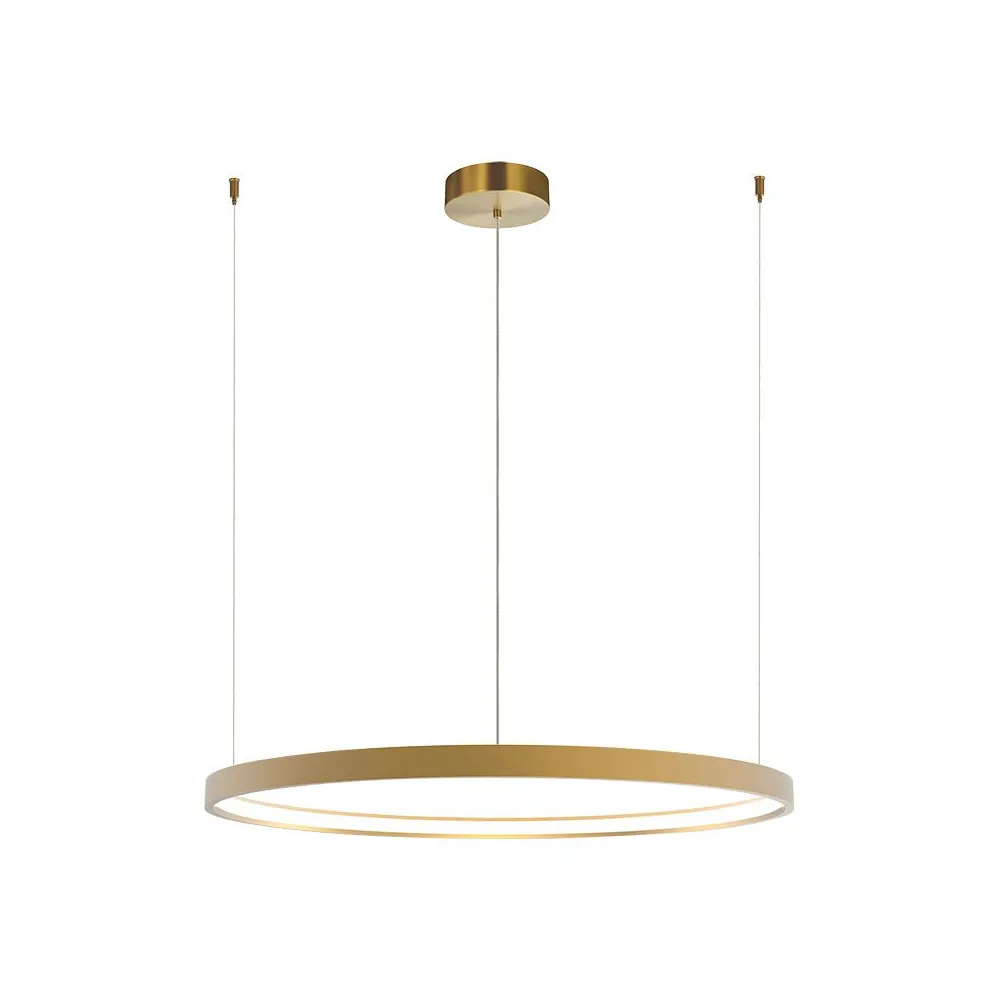 Pendelleuchte ZAMBELIS D900 45W Dimmbar DESIGN Mattgold 23034