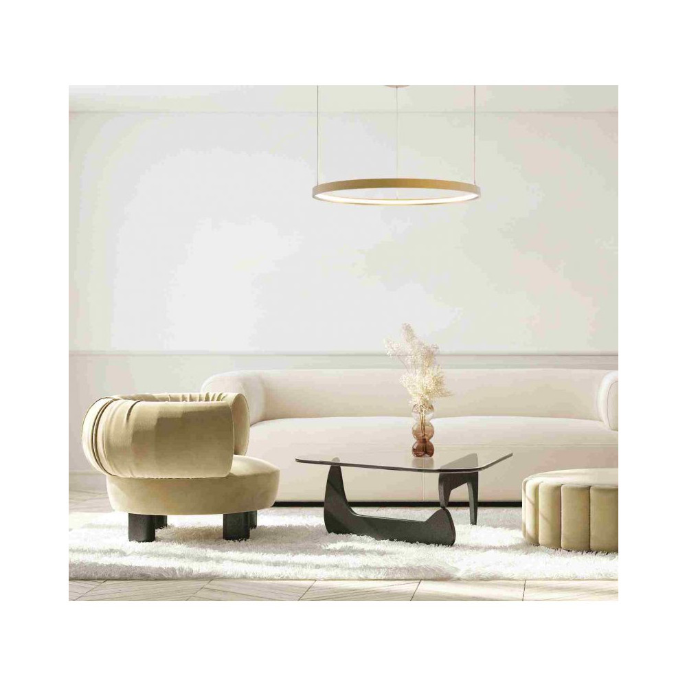 Suspension ZAMBELIS D900 45W Dimmable DESIGN Doré Mat 23034