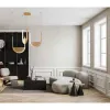 Pendelleuchte ZAMBELIS 54W Dimmbar DESIGN Mattgold 23169 FS