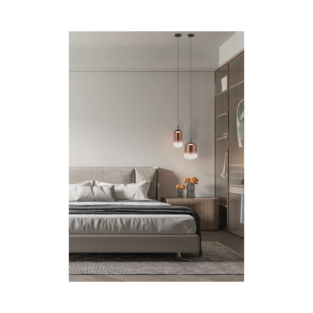 Suspension ZAMBELIS D150 12W DESIGN Cuivré 23219