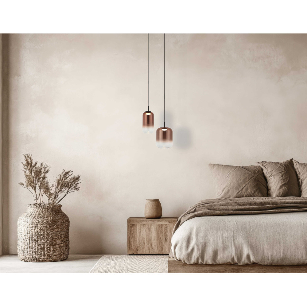 Suspension ZAMBELIS D150 12W DESIGN Cuivré 23219