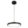 Pendant ZAMBELIS D400 17W Dimmable DESIGN Matt Black and Brushed Brass 25145