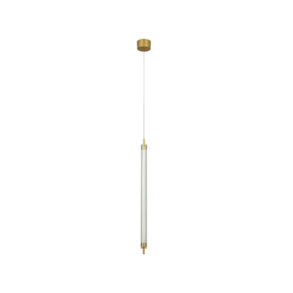 Hängeleuchte ZAMBELIS D40 20W Dimmbar DESIGN Gebürstetes Gold 25168