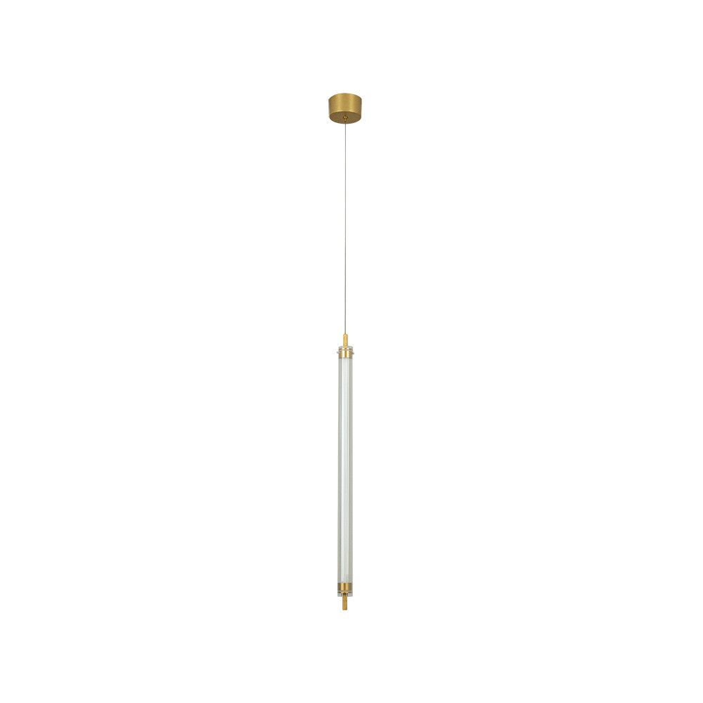 Pendant Light ZAMBELIS D40 20W Dimmable DESIGN Brushed Gold 25168