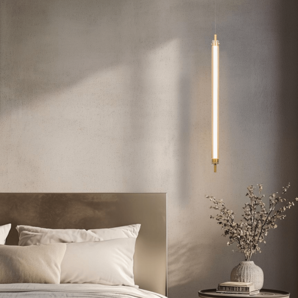 Hängeleuchte ZAMBELIS D40 20W Dimmbar DESIGN Gebürstetes Gold 25168