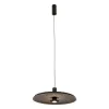 Akustik-Hängeleuchte ZAMBELIS D450 13W DESIGN Schwarz und Grau 25176