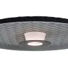 Akoestische Hanglamp ZAMBELIS D450 13W DESIGN Zwart en Grijs 25176