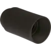 Set van 10 E14-fittingen Enkele ring Zwart EUR'OHM 62131