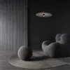 Acoustic Pendant Light ZAMBELIS D450 13W DESIGN Black and Grey 25176