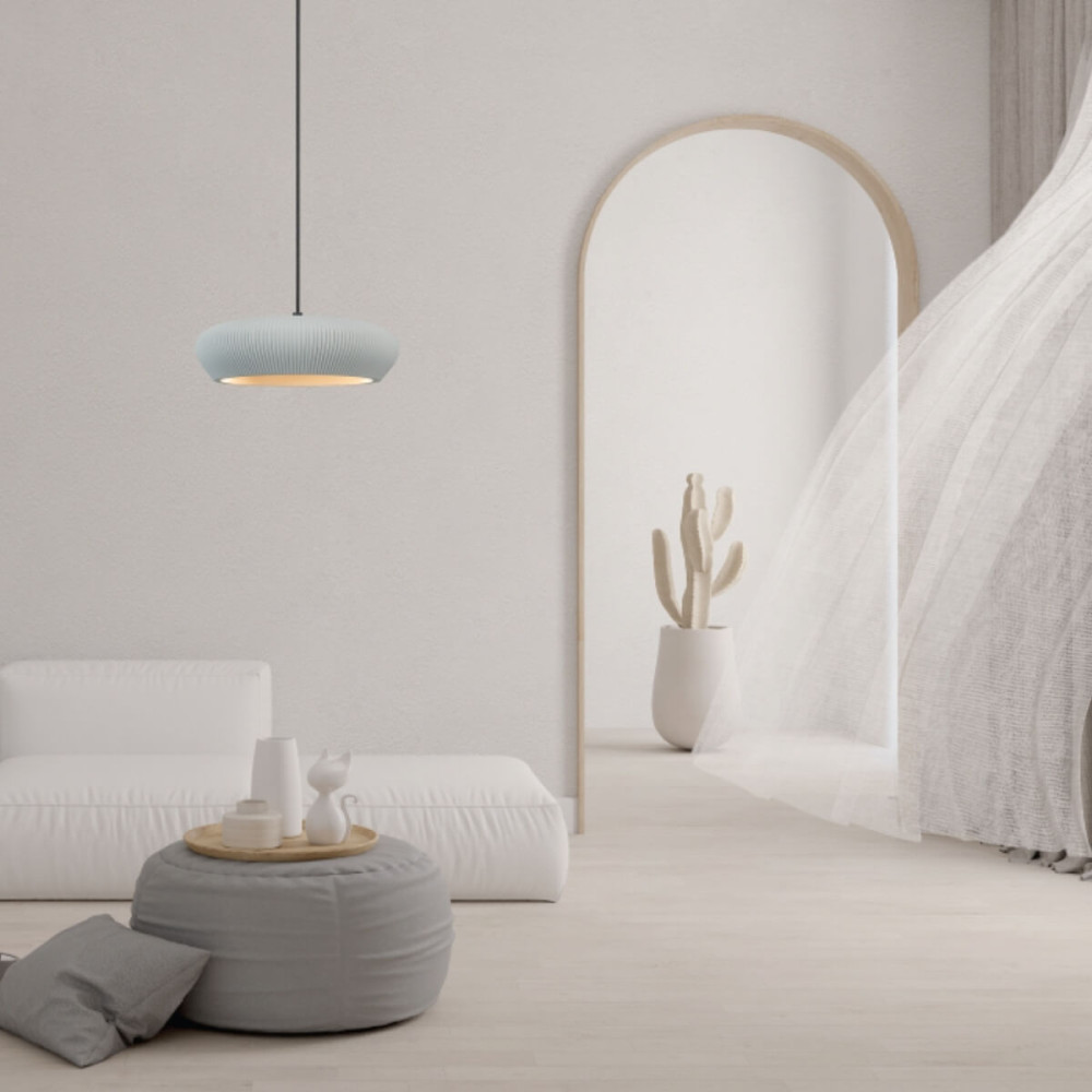 Hanglamp ZAMBELIS D285 2xG9 DESIGN Grijs en Zwart Zonder Lichtbron 2592