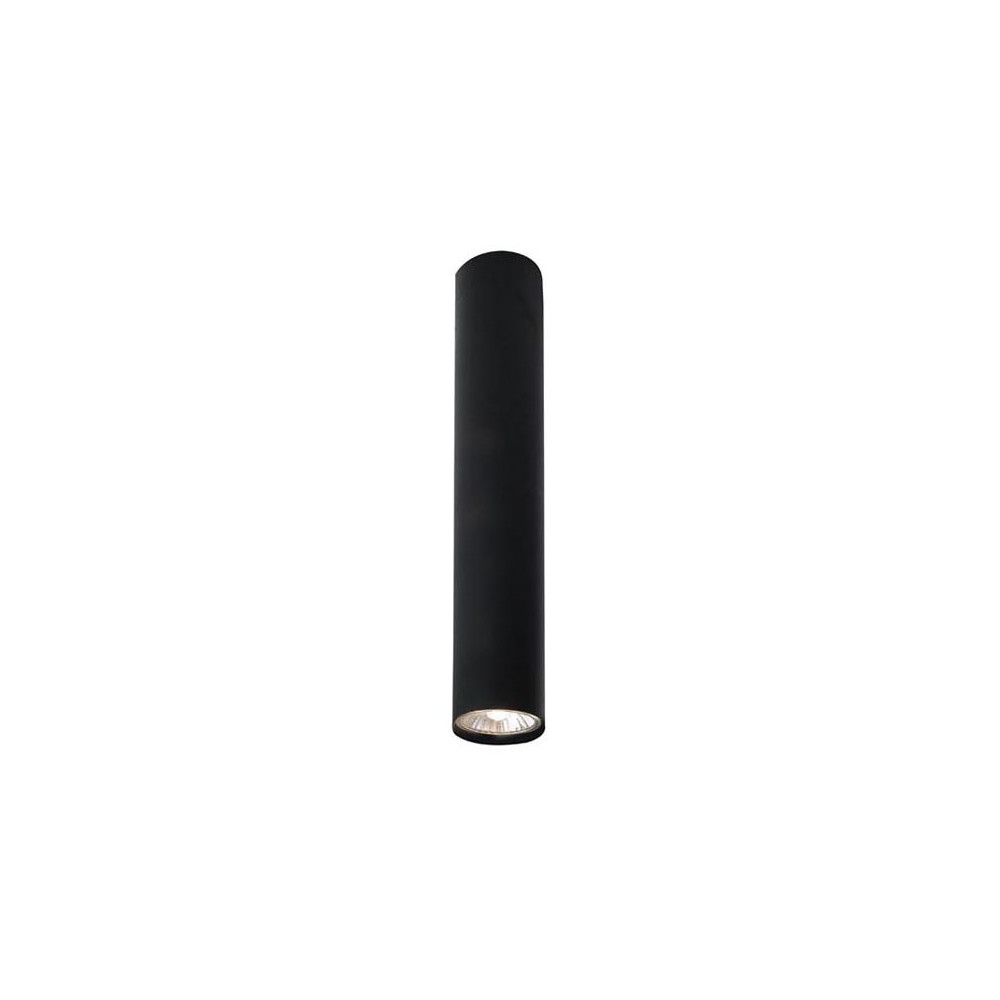 Plafonnier ZAMBELIS D60 GU10 40cm DESIGN Noir Sablé Sans Source 1567-B FS