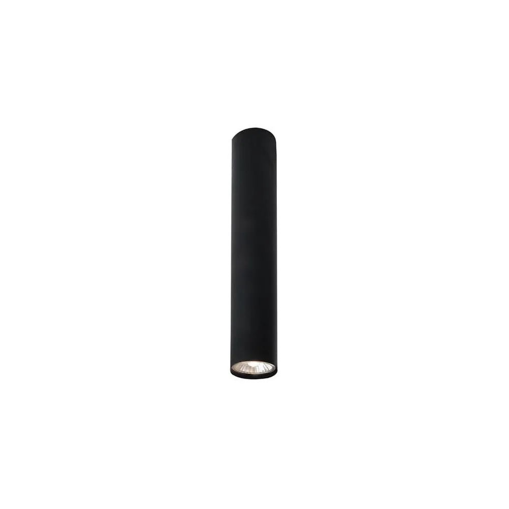 Ceiling Light ZAMBELIS D60 GU10 40cm DESIGN Sandblasted Black Without Source 1567-B FS