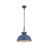 Hanglamp ZAMBELIS D280 E27 DESIGN Mat Blauw Zonder Lichtbron 180067
