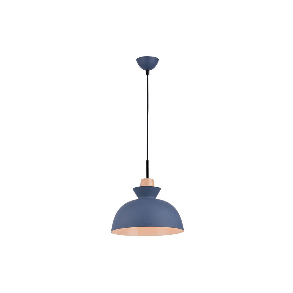 Hanglamp ZAMBELIS D280 E27 DESIGN Mat Blauw Zonder Lichtbron 180067