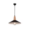 Suspension ZAMBELIS D330 E27 DESIGN Noir Mat Sans Source 180085