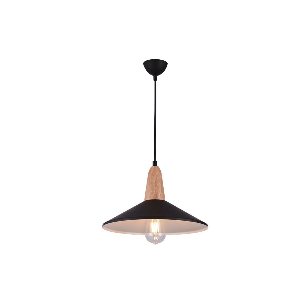 Pendant ZAMBELIS D330 E27 DESIGN Matt Black No Light Source 180085