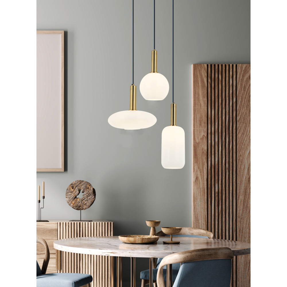 Pendelleuchte ZAMBELIS D150 E27 DESIGN Mattgold Ohne Lichtquelle 22070