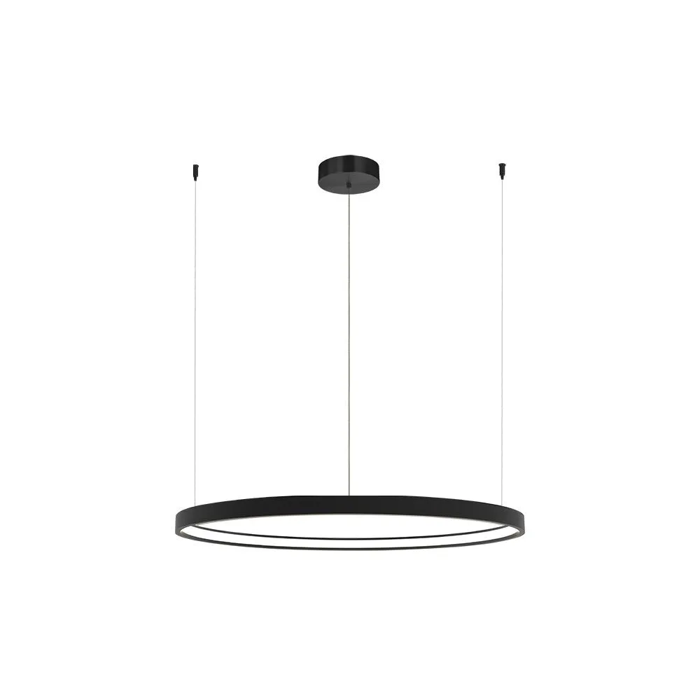 Pendelleuchte ZAMBELIS D600 28W Dimmbar DESIGN Mattschwarz 23033