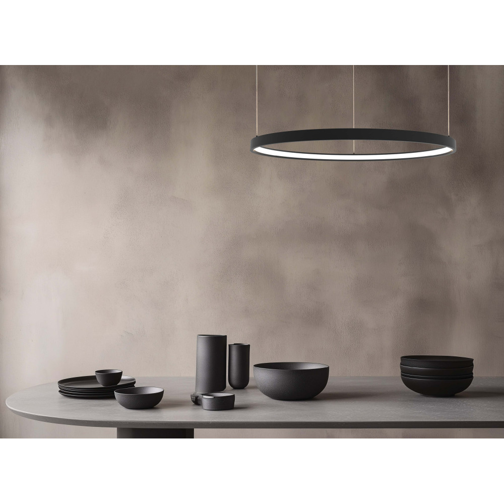 Suspension ZAMBELIS D600 28W Dimmable DESIGN Noir Mat 23033