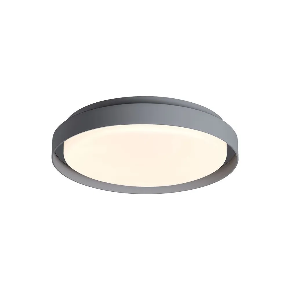 Plafonnier Extérieur ZAMBELIS D270 20W IP65 DESIGN Graphite E327