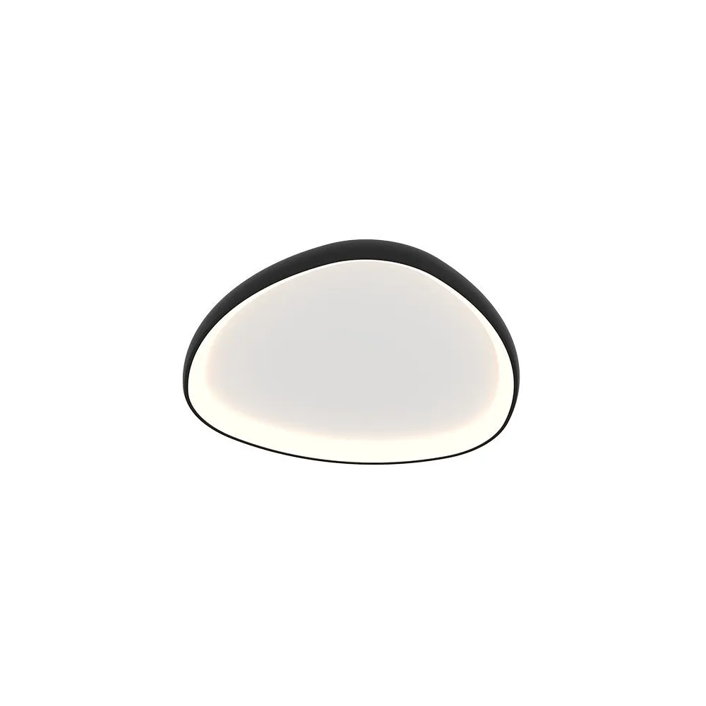 Plafonnier ZAMBELIS 32W Dimmable DESIGN Noir Mat 23087