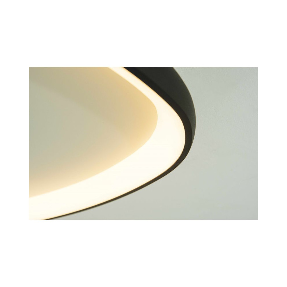 Plafondlamp ZAMBELIS 32W Dimbaar DESIGN Mat Zwart 23087