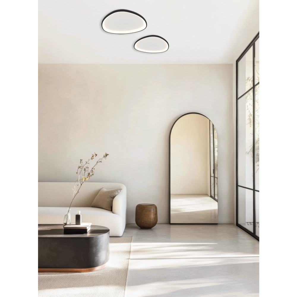 Plafondlamp ZAMBELIS 32W Dimbaar DESIGN Mat Zwart 23087